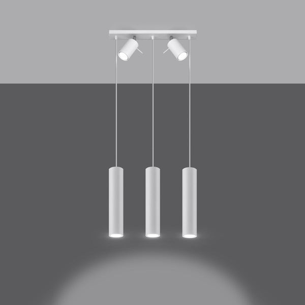 Lampe suspendue Directionnelle 3 LED blanc