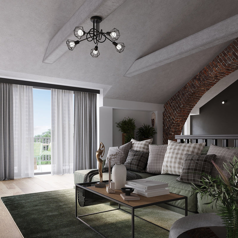 Plafonnier Ajustable LED 2 noir