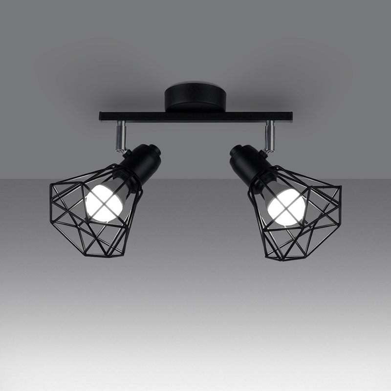 Plafonnier Ajustable LED 2 noir