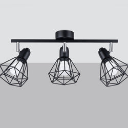 Plafonnier Ajustable LED 3 noir