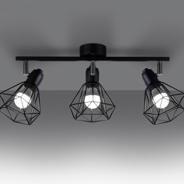 Plafonnier Ajustable LED 3 noir