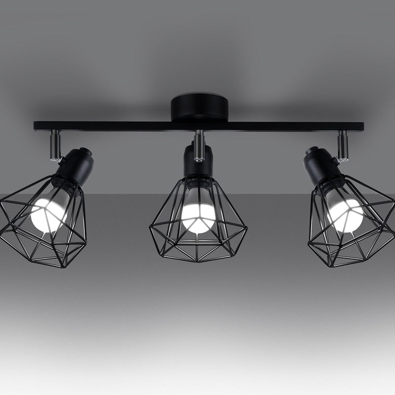 Plafonnier Ajustable LED 3 noir