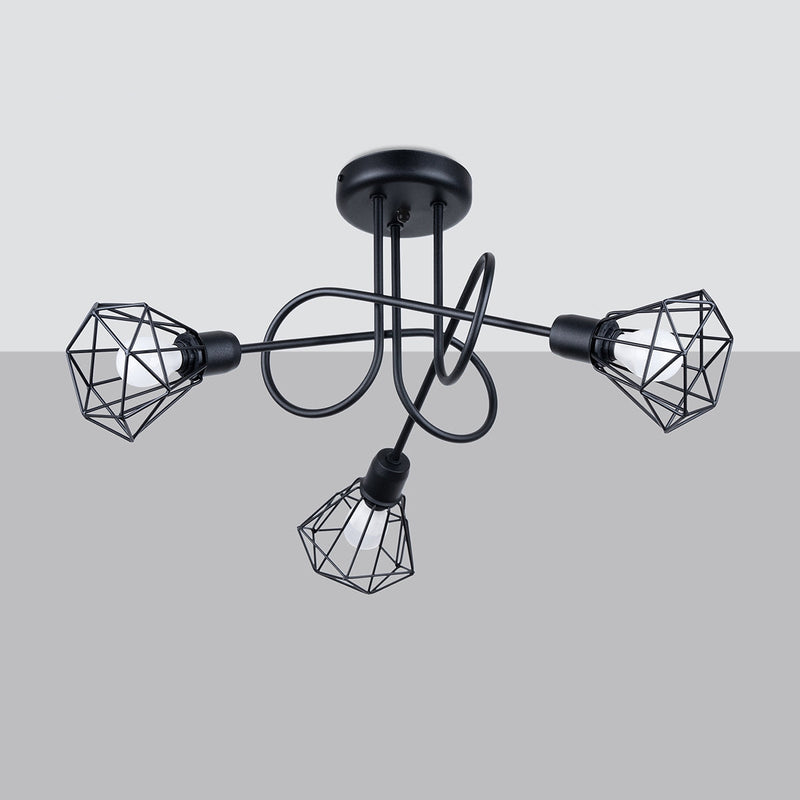 Lustre Ajustable LED 3S noir
