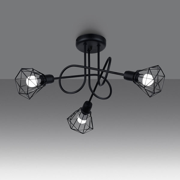 Lustre Ajustable LED 3S noir