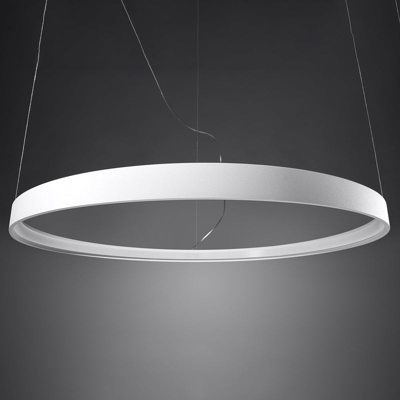 Lustre Anneau Solis 110 blanc 4000K