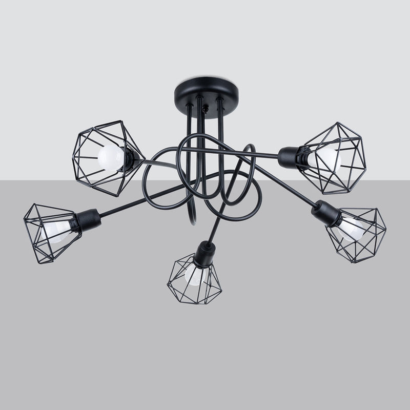 Lustre Ajustable LED 5S noir