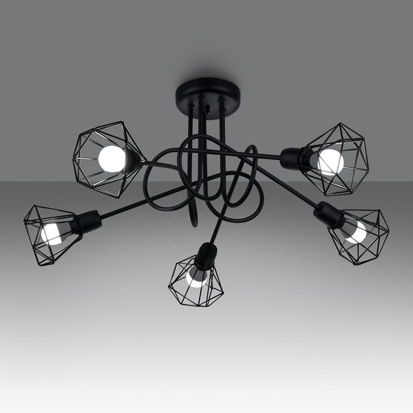 Lustre Ajustable LED 5S noir
