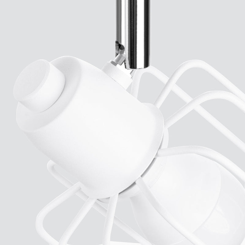 Plafonnier Cage Orientable 2 blanc