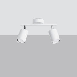 Plafonnier Focus Moderne 2 blanc