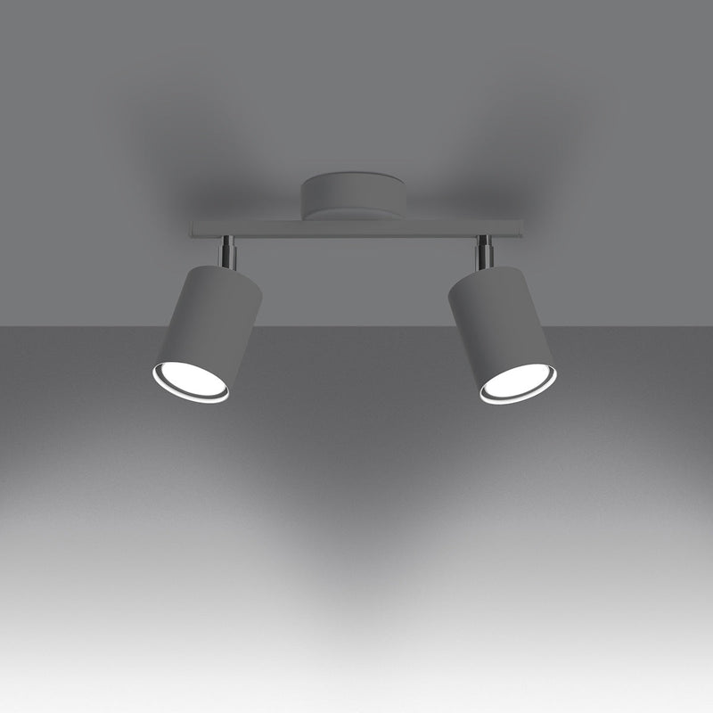 Plafonnier Focus Moderne 2 blanc