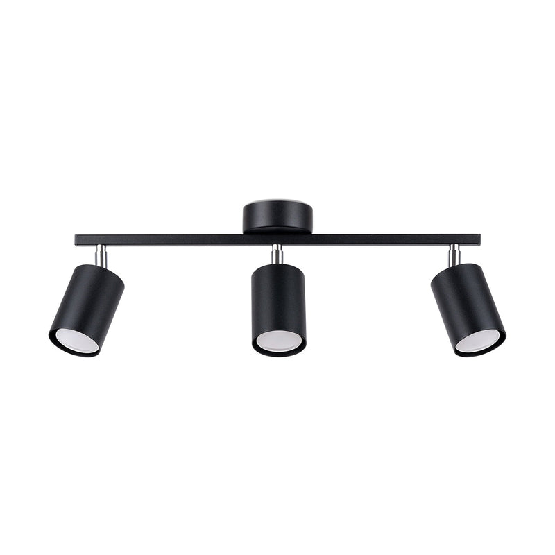 Plafonnier Focus Moderne 3 noir