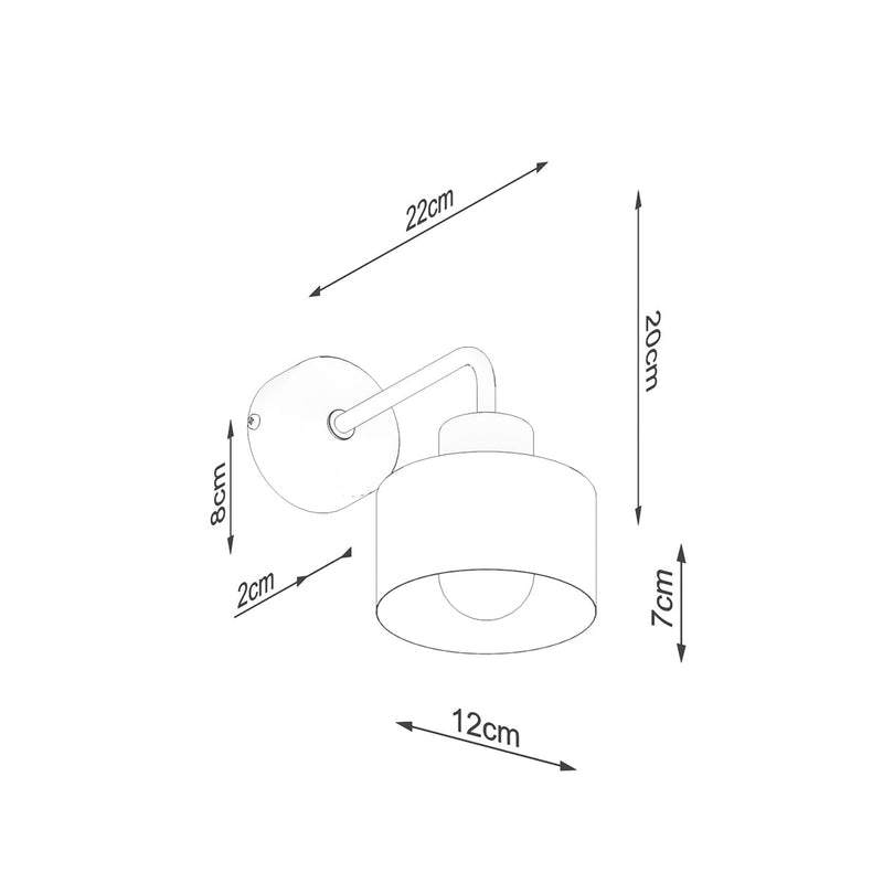 Applique Cloche Design noir