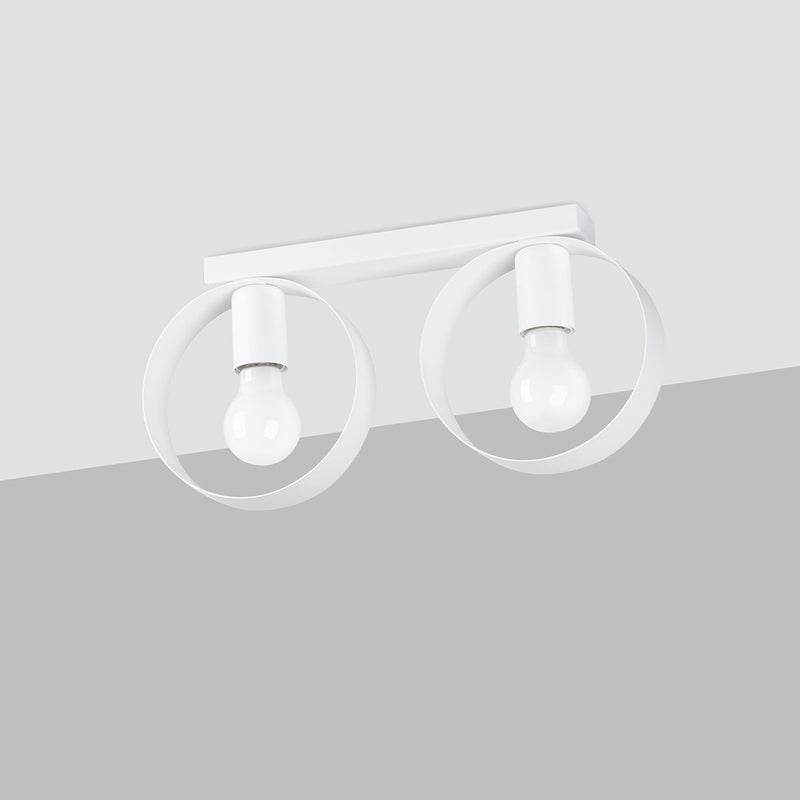 Plafonnier Cyclone 2 blanc