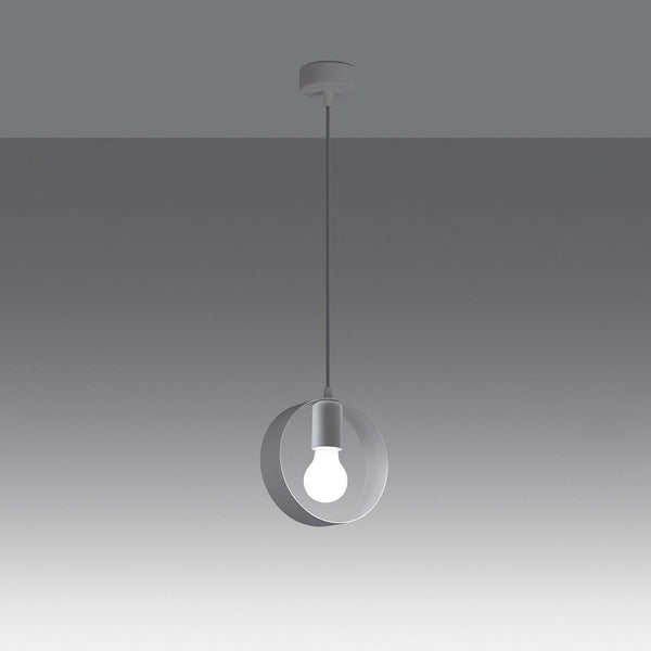 Lampe pendante Cyclone 1 blanc