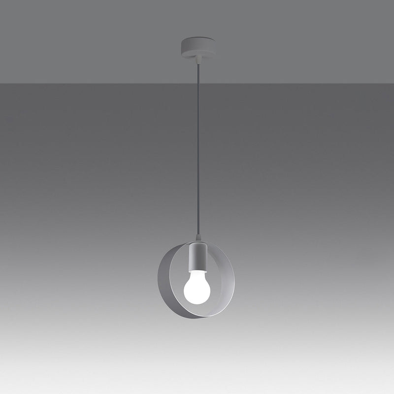 Lampe pendante Cyclone 1 blanc