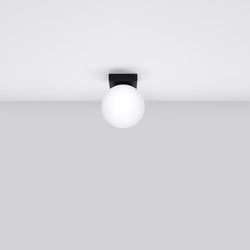 Plafonnier Globe Solis noir
