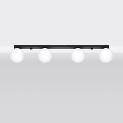 Plafonnier Globe Solis 4 noir