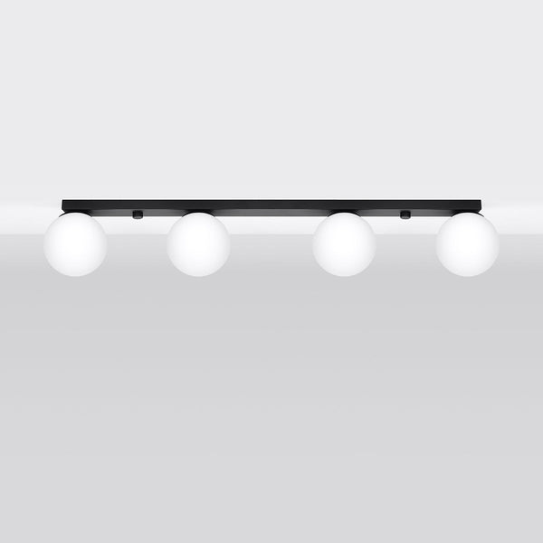 Plafonnier Globe Solis 4 noir