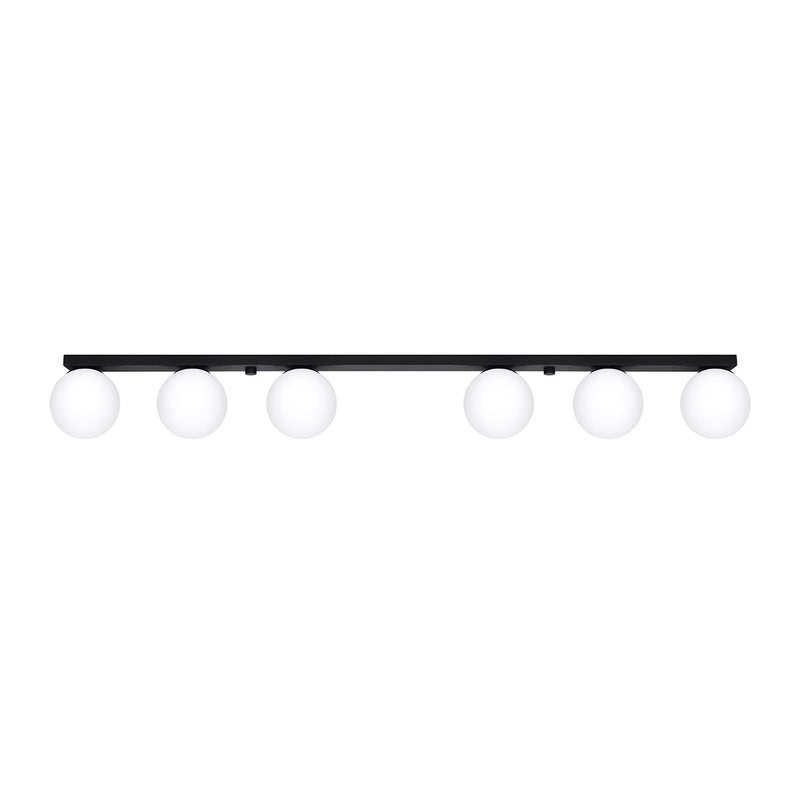 Plafonnier Globe Solis 6 noir