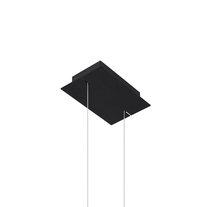 Lampe suspendue Anneau Solis 55 noir 4000K