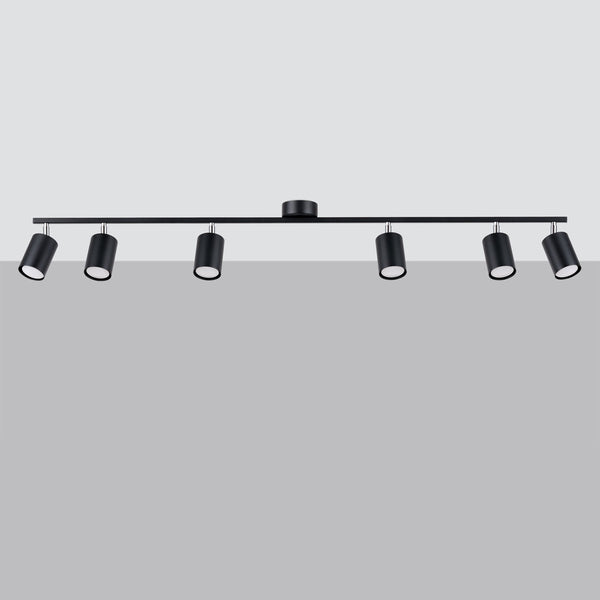Plafonnier Focus Moderne 6L noir