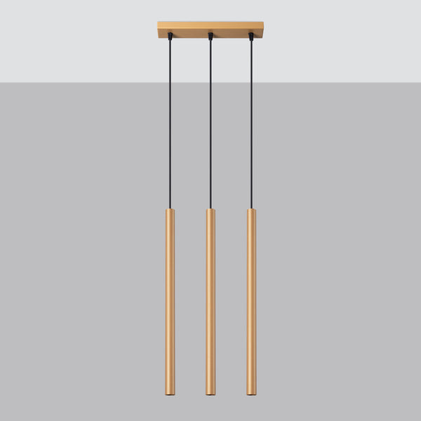 Lampe suspendue Halo 3L or