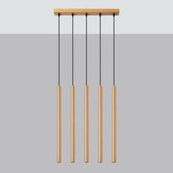 Lampe suspendue Halo 5L or