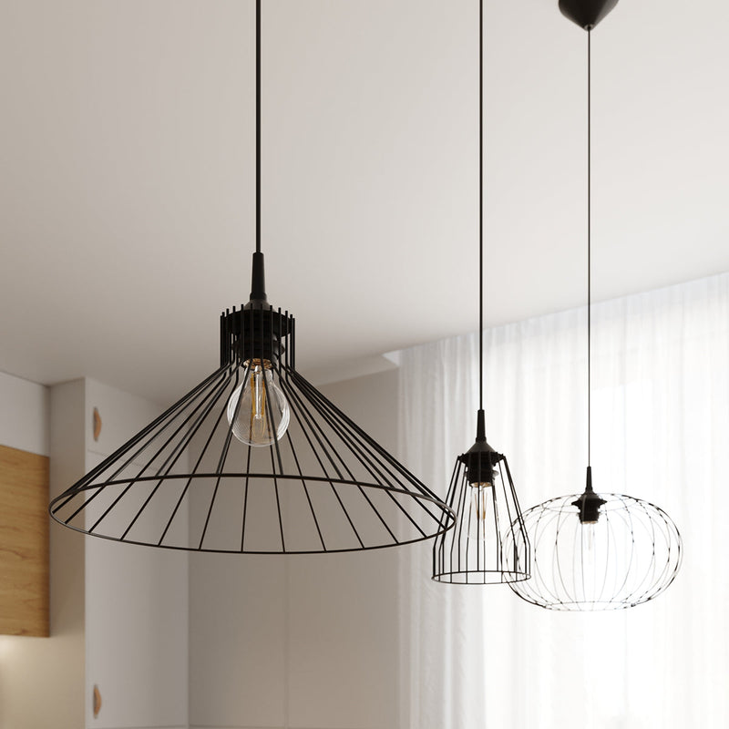 Lampe suspendue Eda métal