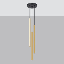 Lampe pendante Halo 3P or poli