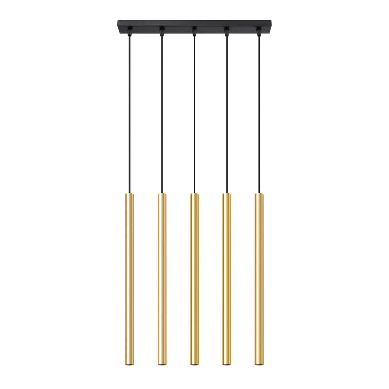 Lampe pendante Halo 5L or poli