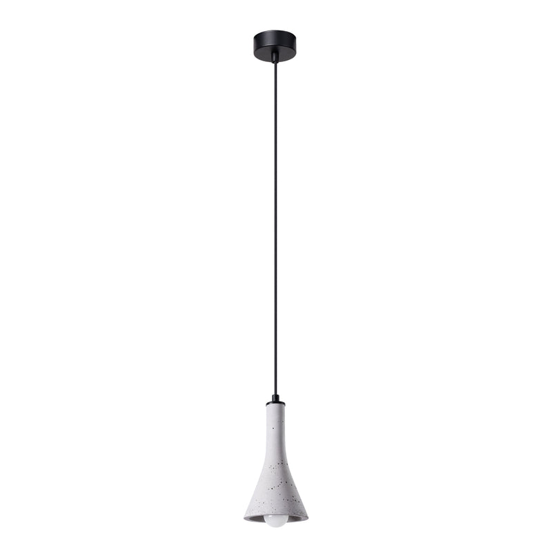 Lampe suspendue Cône Minimaliste 1 béton