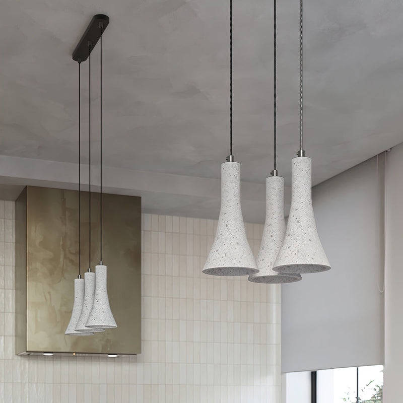Lampe suspendue Cône Minimaliste 1 béton