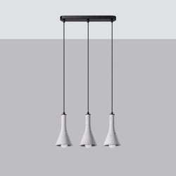 Lampe suspendue Cône Minimaliste 3L béton