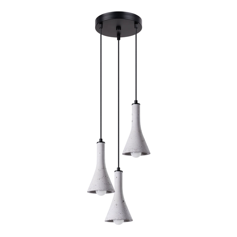 Lampe suspendue Cône Minimaliste 3P béton
