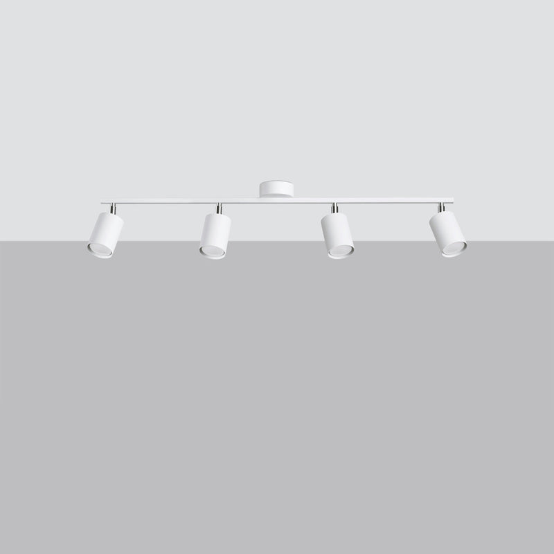Plafonnier Focus Moderne 4L blanc