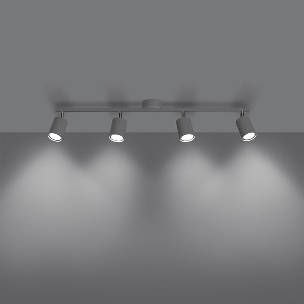 Plafonnier Focus Moderne 4L blanc