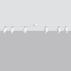 Plafonnier Focus Moderne 6L blanc