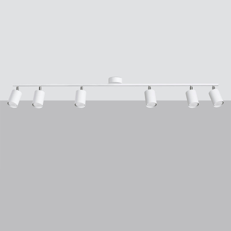 Plafonnier Focus Moderne 6L blanc