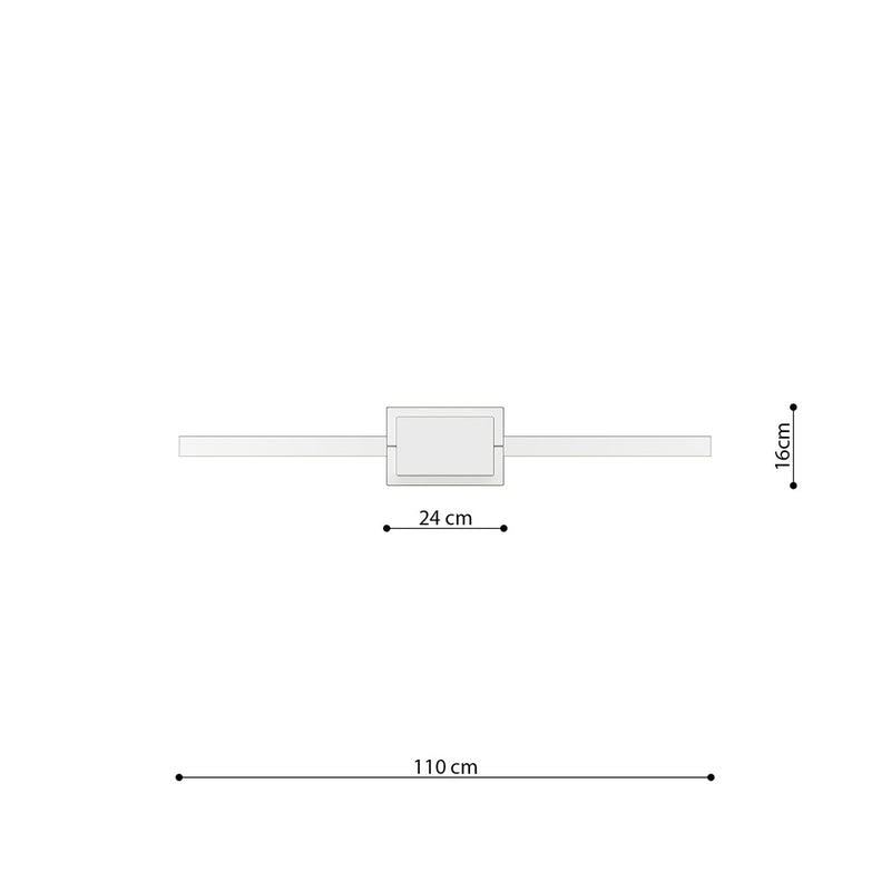 Lampe suspendue Anneau Solis 110 blanc 4000K