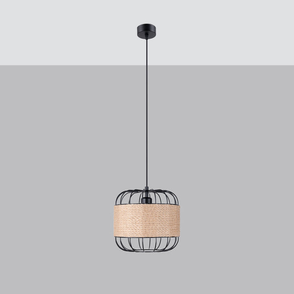 Lampe suspendue Cage Tissée