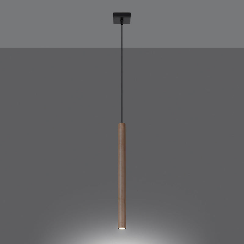 Lampe suspendue Halo 1 bois