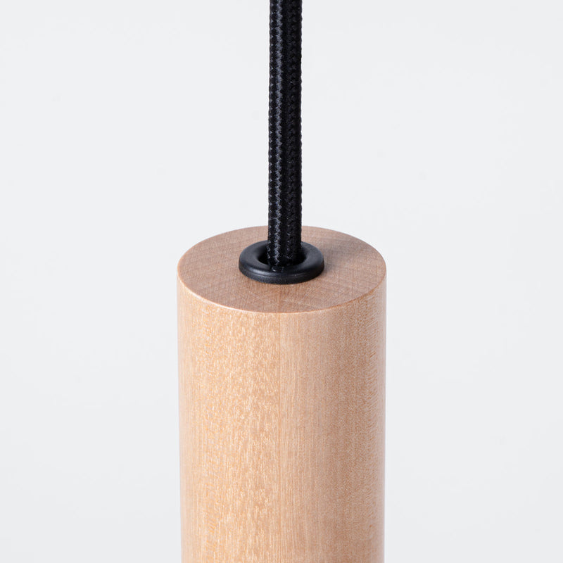 Lampe suspendue Halo 3L bois
