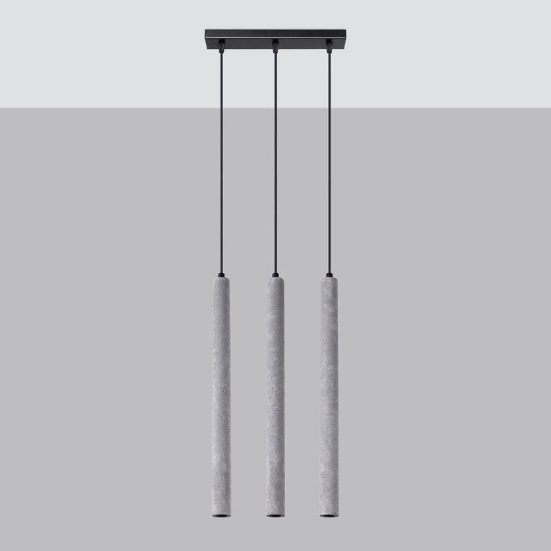 Lampe suspendue Halo 3L béton