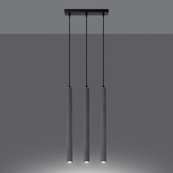 Lampe suspendue Halo 3L béton