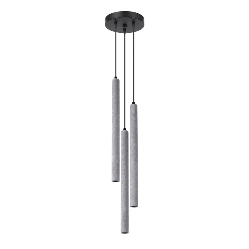 Lampe pendante Halo 3P béton