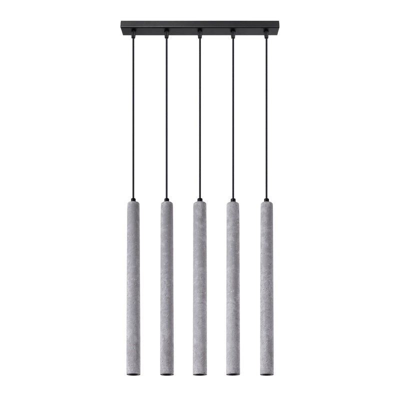 Lampe suspendue Halo 5L béton