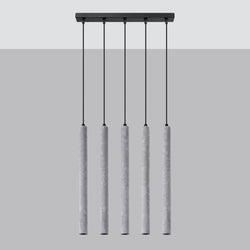 Lampe suspendue Halo 5L béton