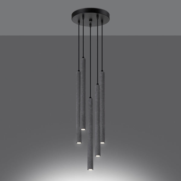 [EXP] Lampe suspendue Halo 5P béton