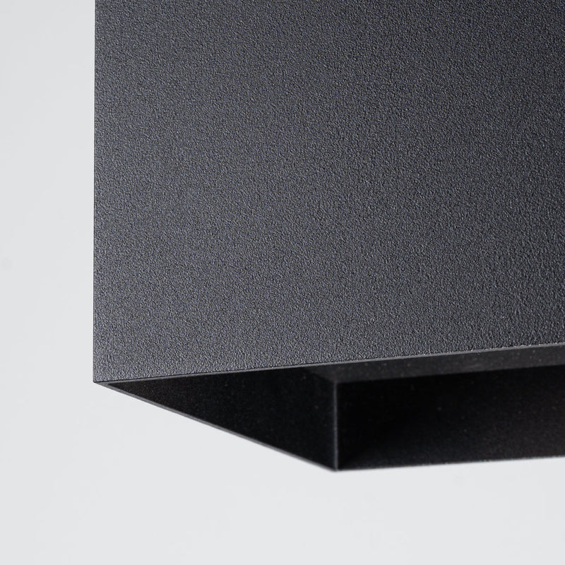 Plafonnier Cube Intemporel noir
