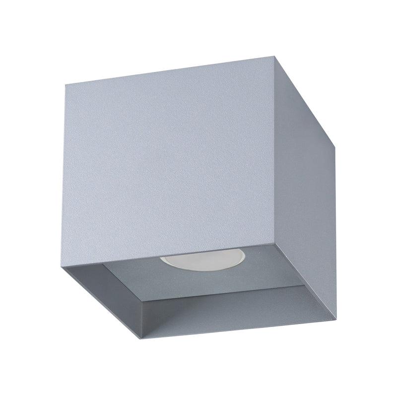 Plafonnier Cube Intemporel gris